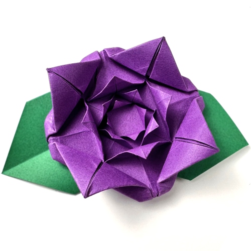 easy origami rose