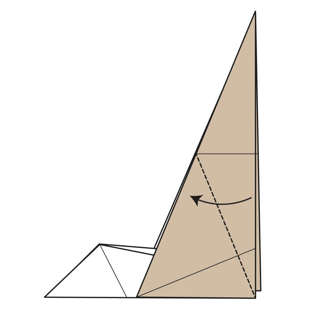 origami cat diagram step 11