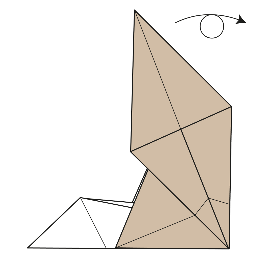 origami cat diagram step 14