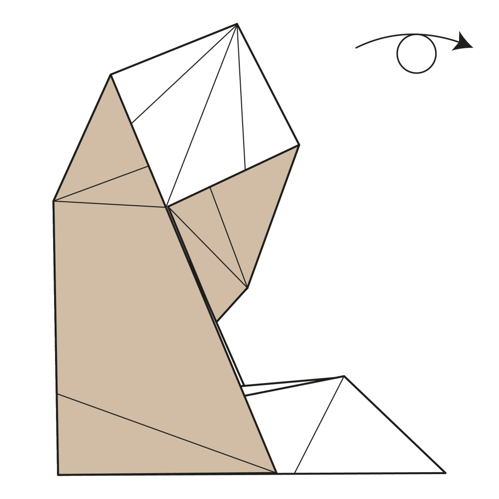 origami cat diagram step 16