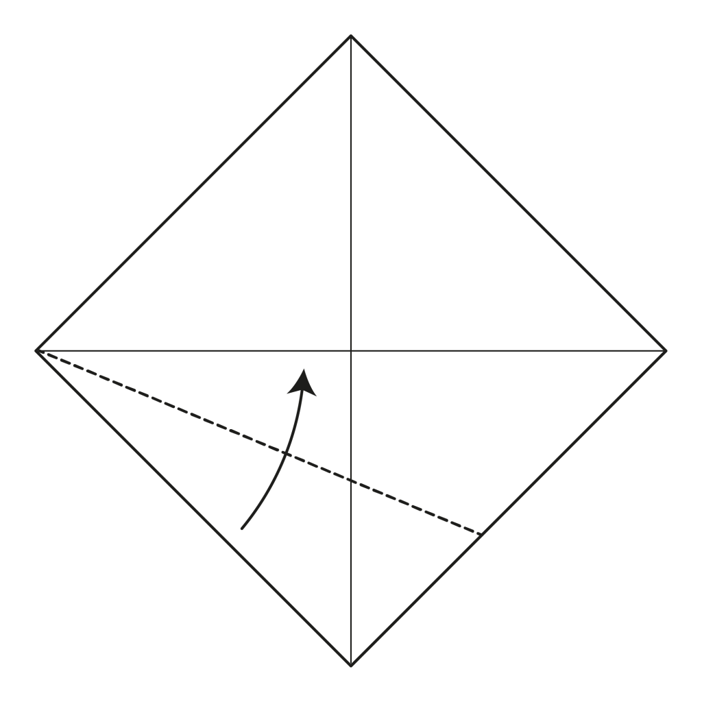 origami cat diagram step 2