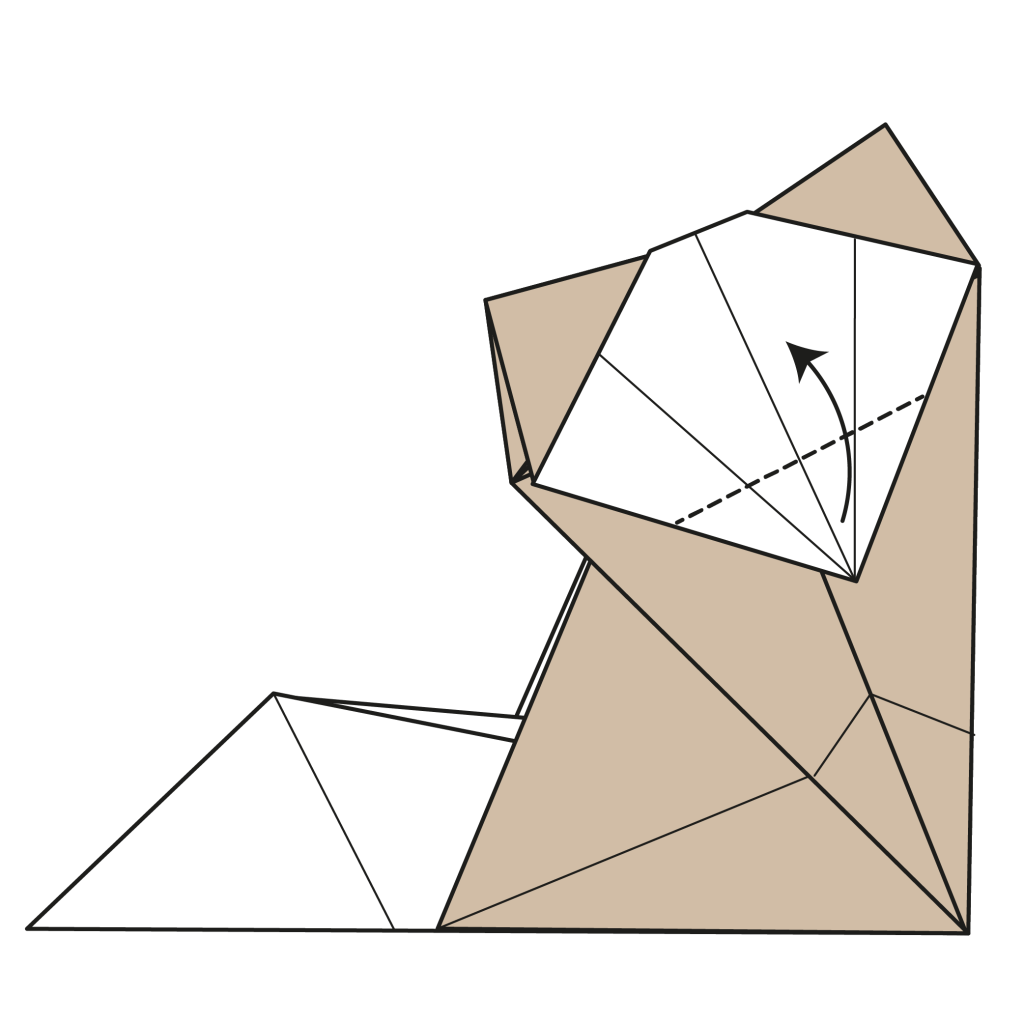 origami cat diagram step 25