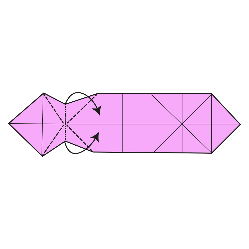 origami kissing lips diagram step 11