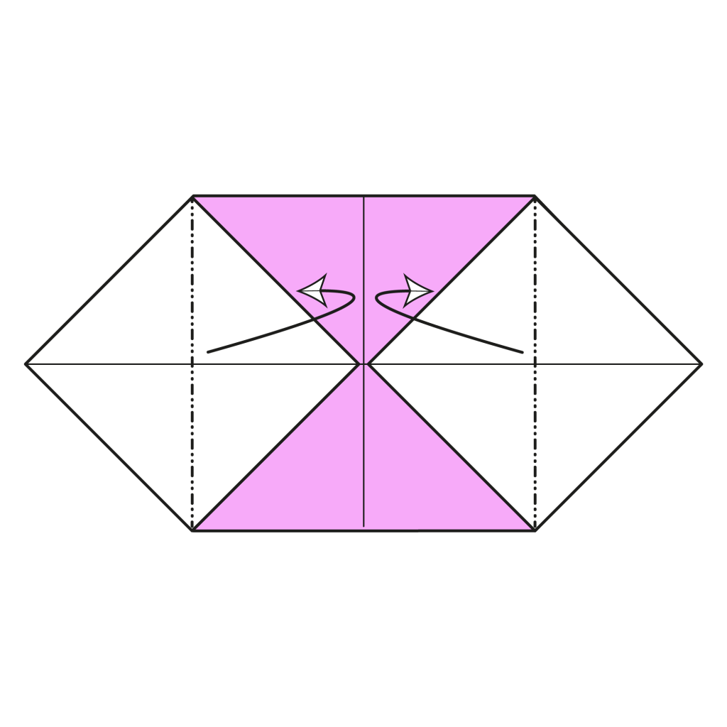 origami kissing lips diagram step 13