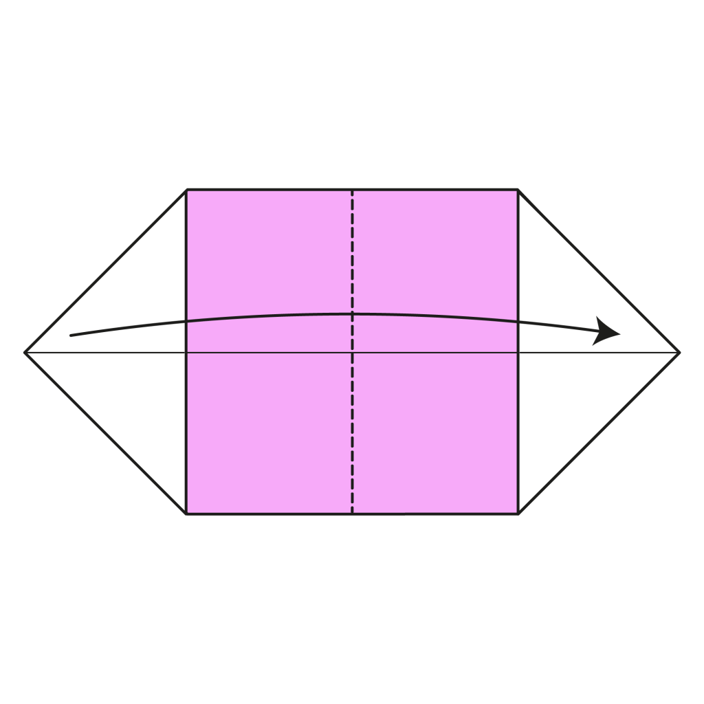 origami kissing lips diagram step 14