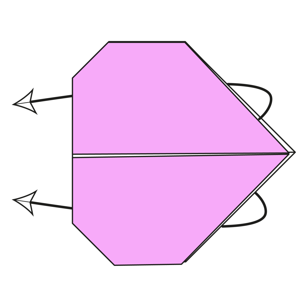 origami kissing lips diagram step 17