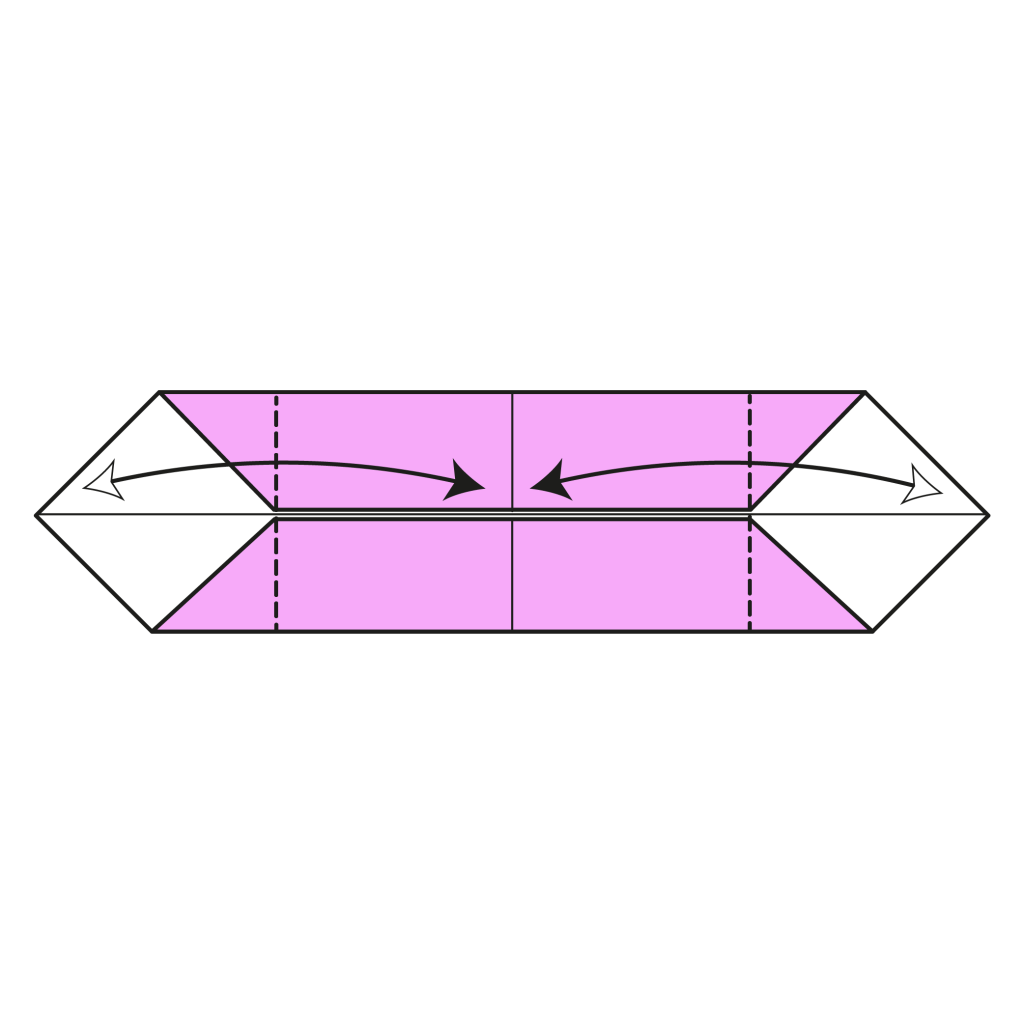 origami kissing lips diagram step 6