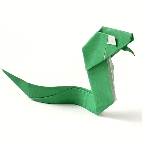 easy origami snake