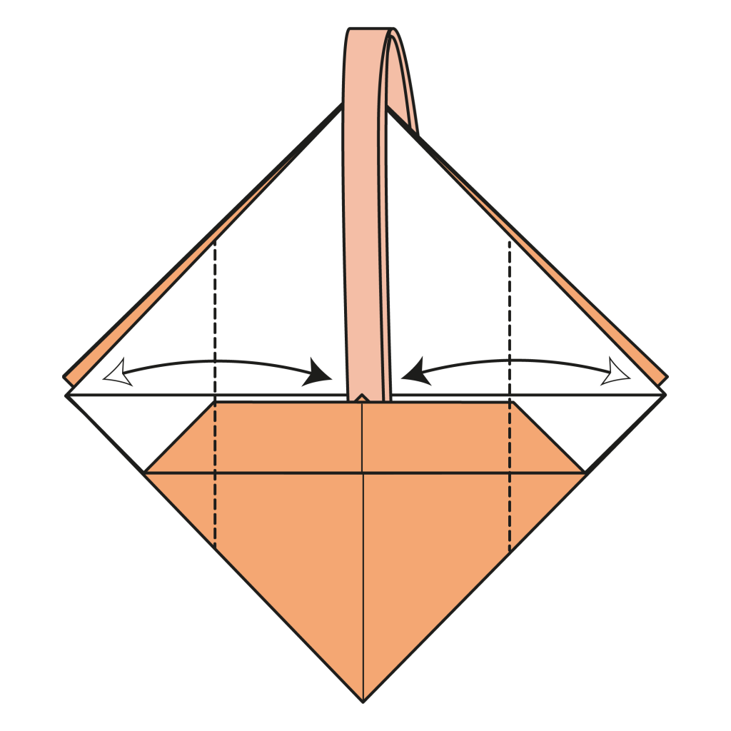 origami basket diagram step 16
