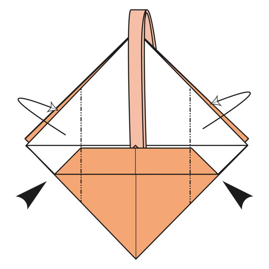 origami basket diagram step 17