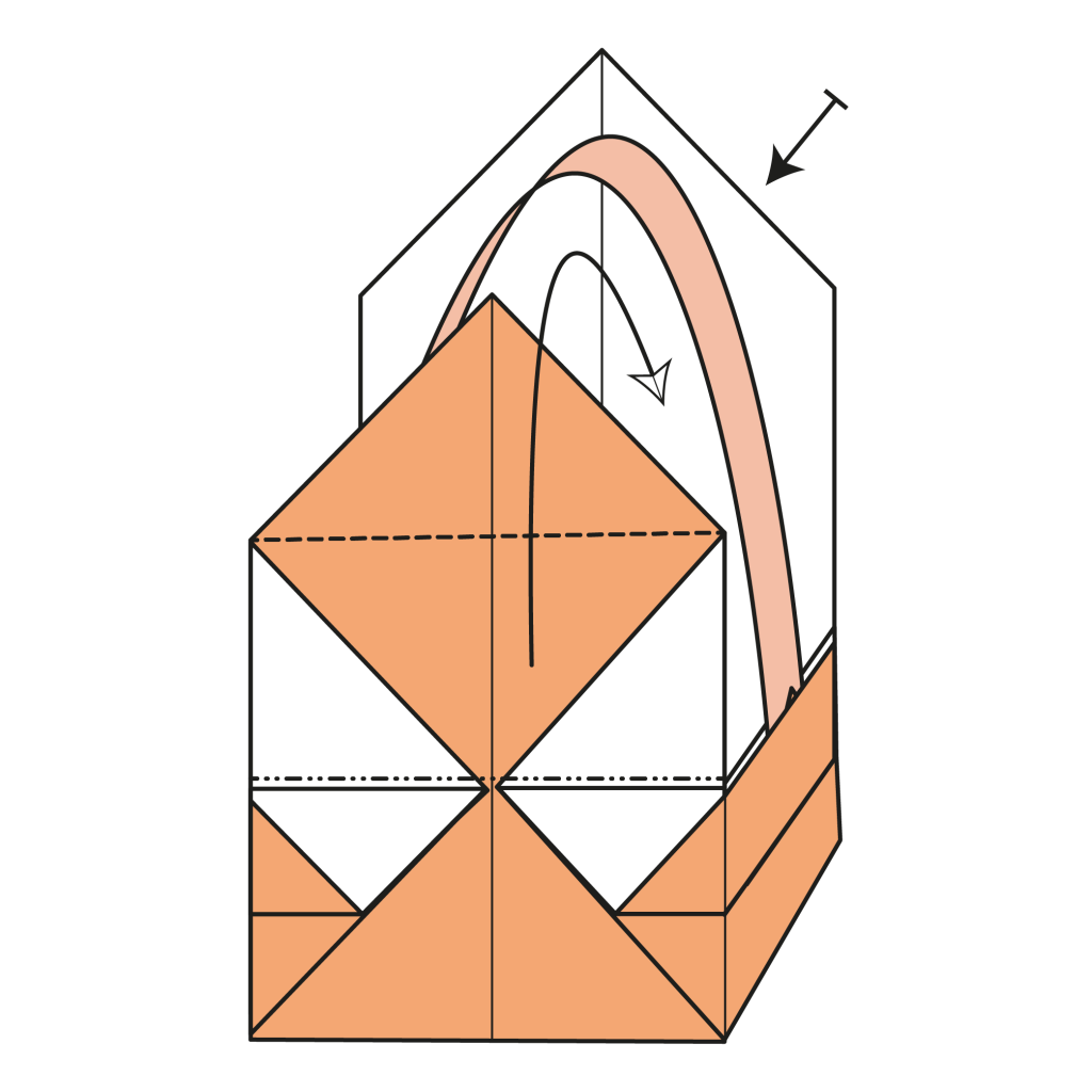 origami basket diagram step 20