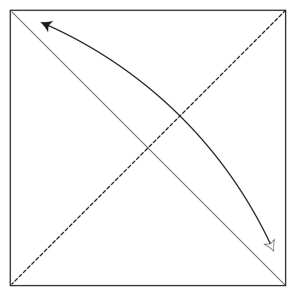 origami fortune teller diagram step 2
