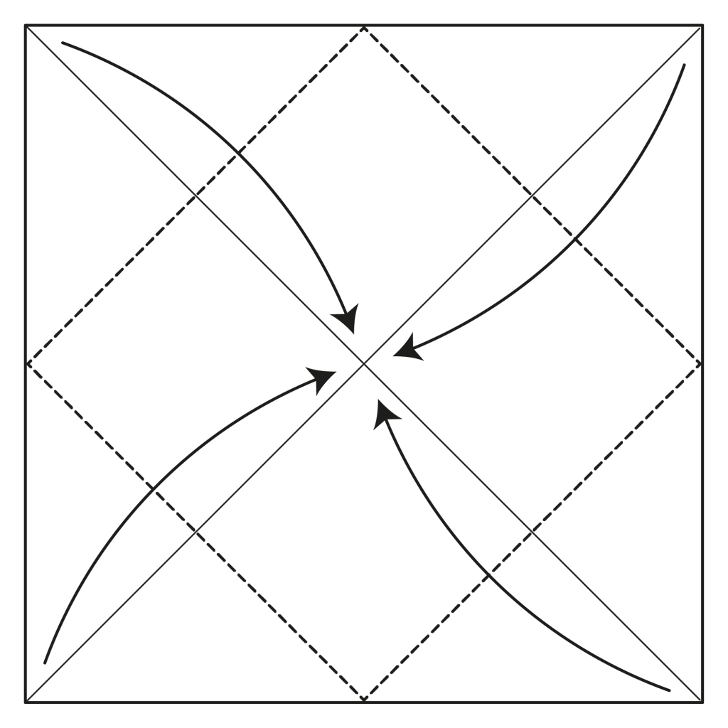 origami fortune teller diagram step 3