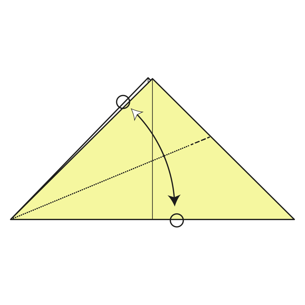 origami chicken diagram step 3