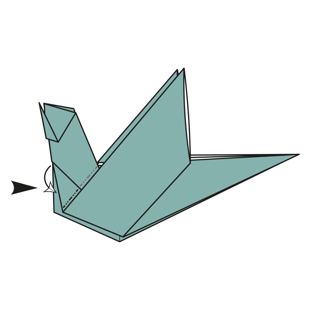 origami dragon diagram step 20