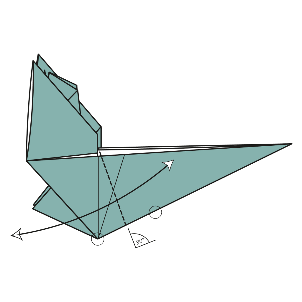 origami dragon diagram step 23