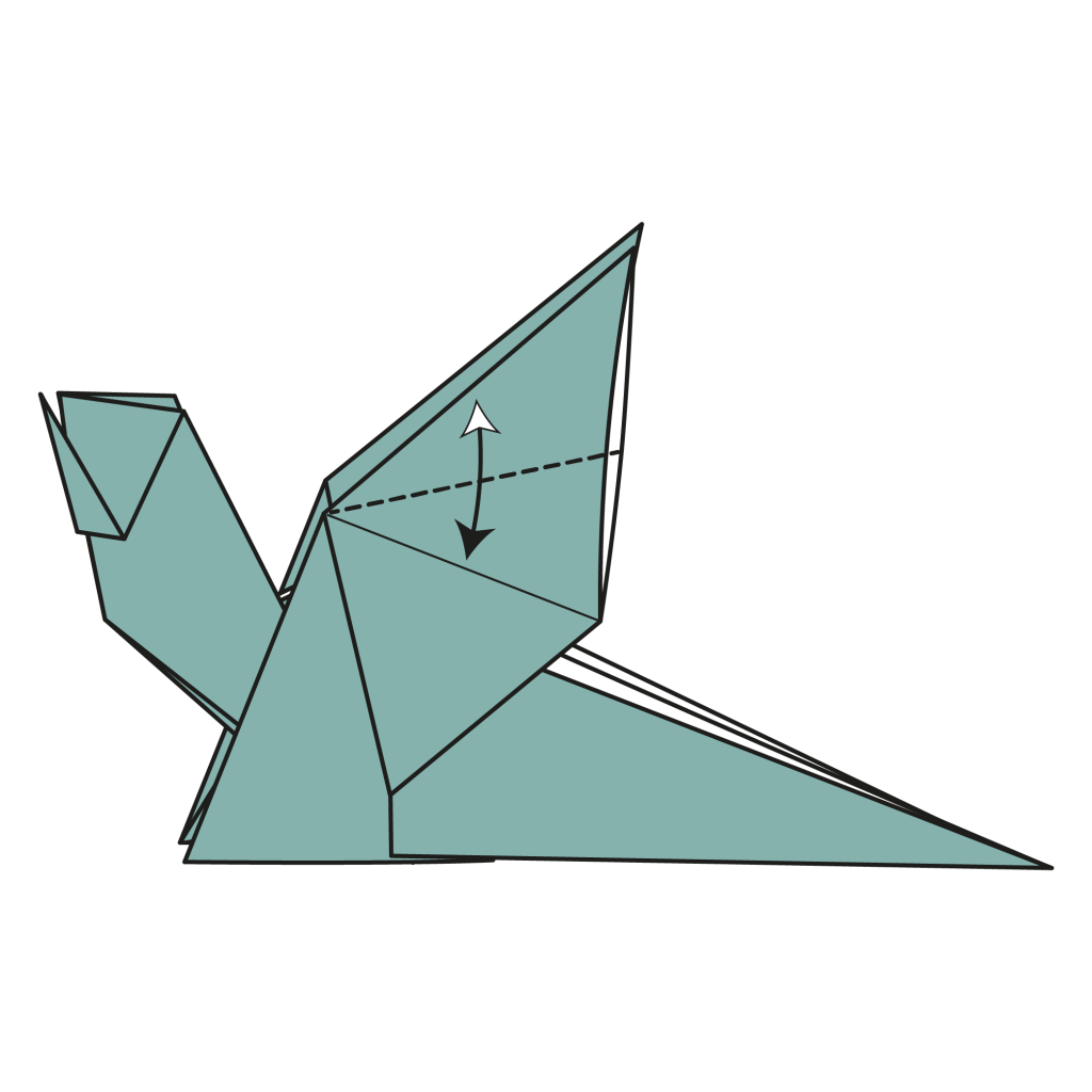 origami dragon diagram step 27