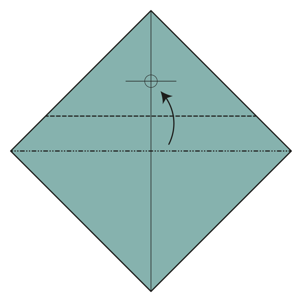 origami dragon diagram step 3