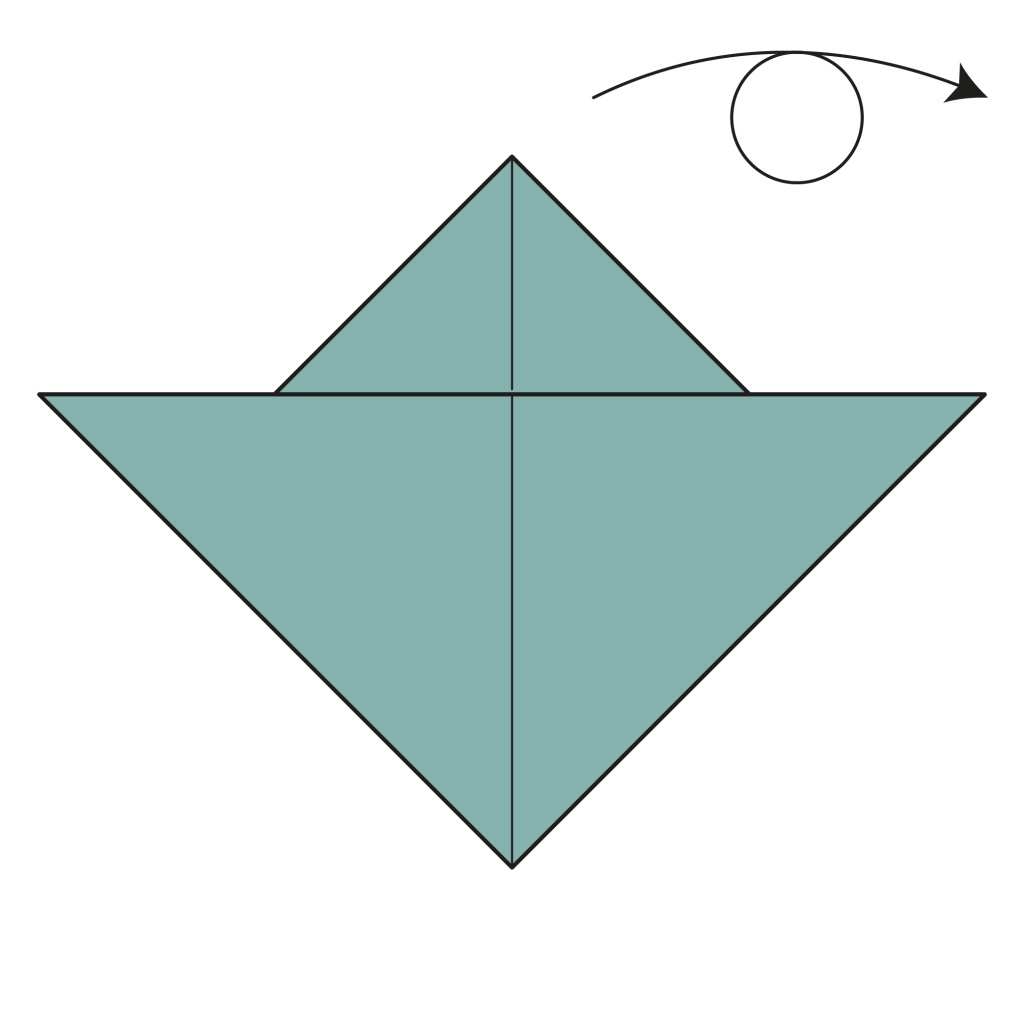 origami dragon diagram step 4