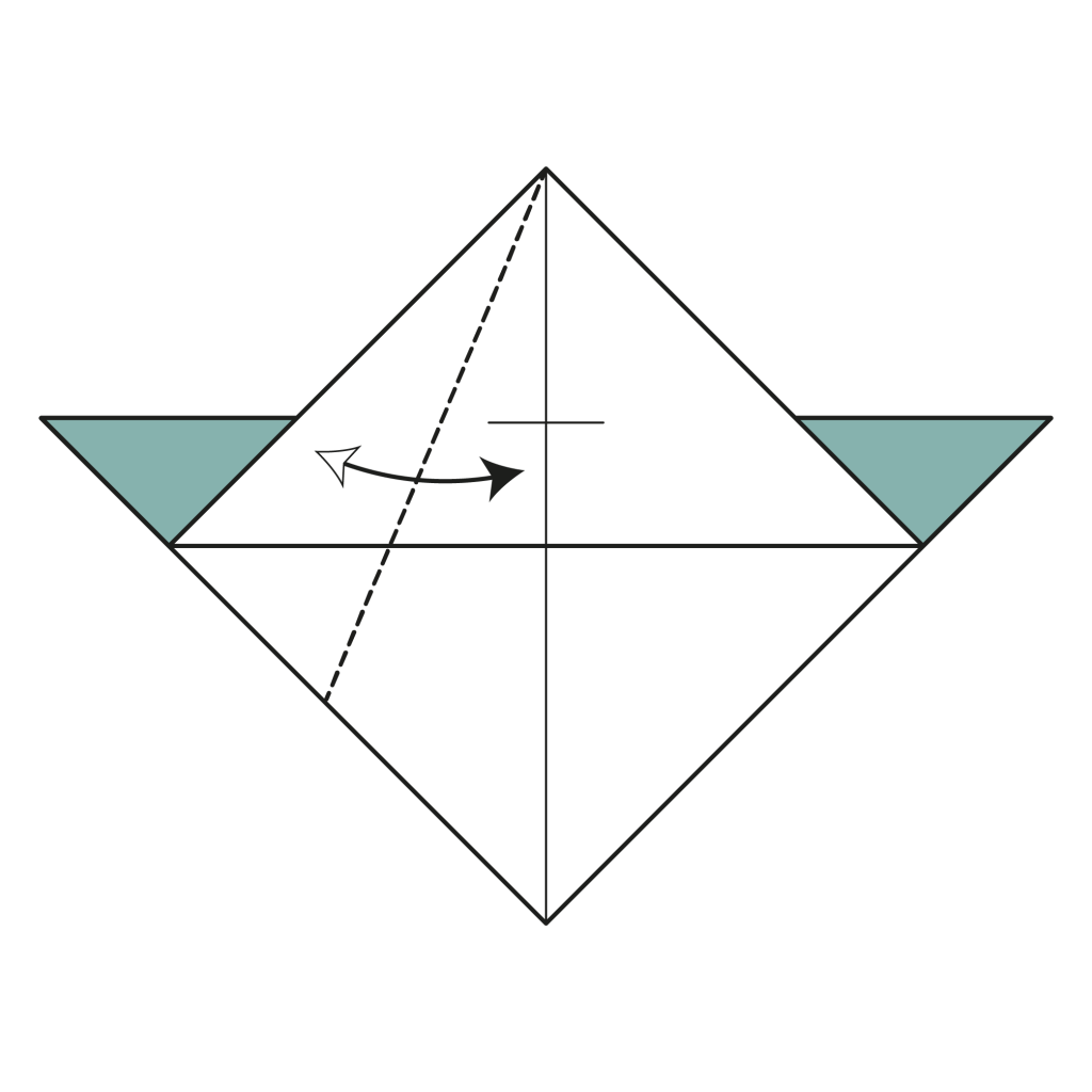 origami dragon diagram step 5