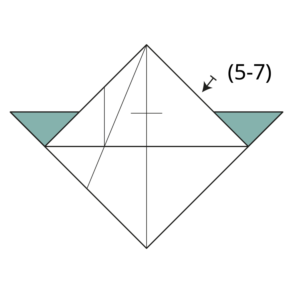 origami dragon diagram step 8