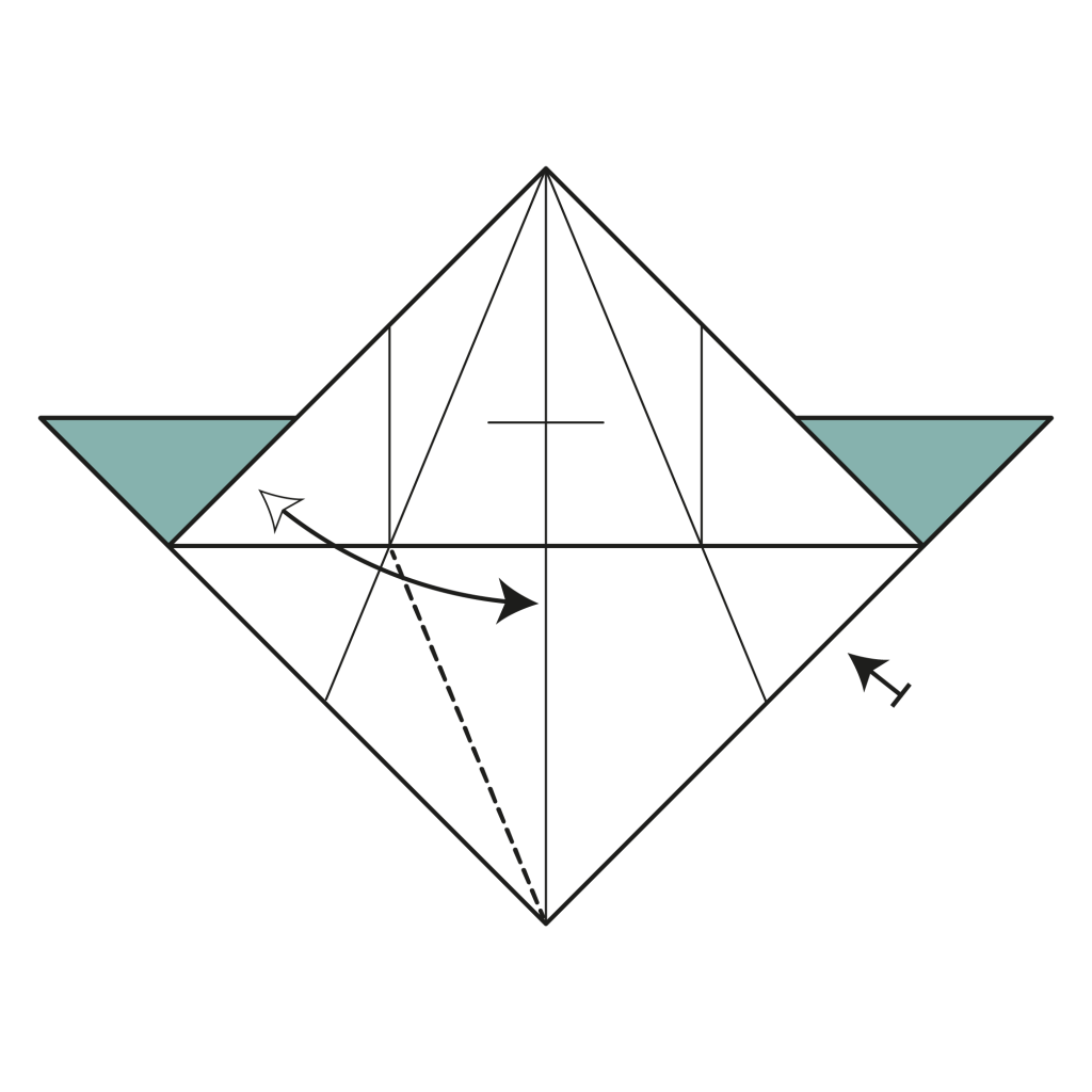 origami dragon diagram step 9